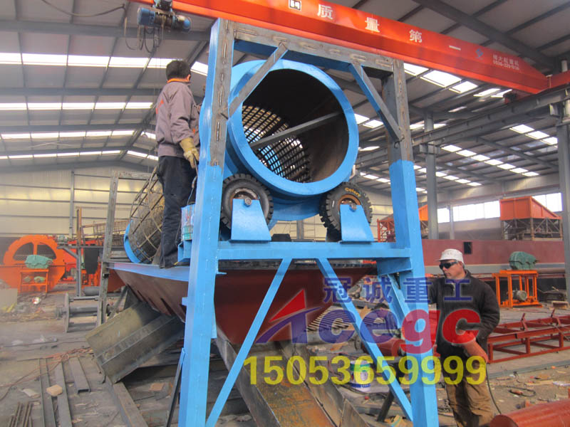 滾筒洗石機 滾筒洗石機